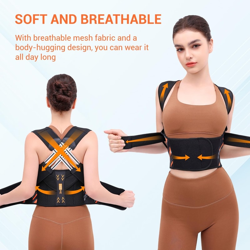 Posture Corrector Back Brace for Men and Women Improve Posture & Relieve Neck and Back Pain