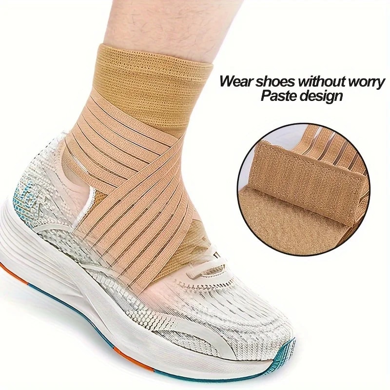 Adjustable Ankle Braces With Compression Sleeves For Men And Women Support For Sports Fitness And R 3