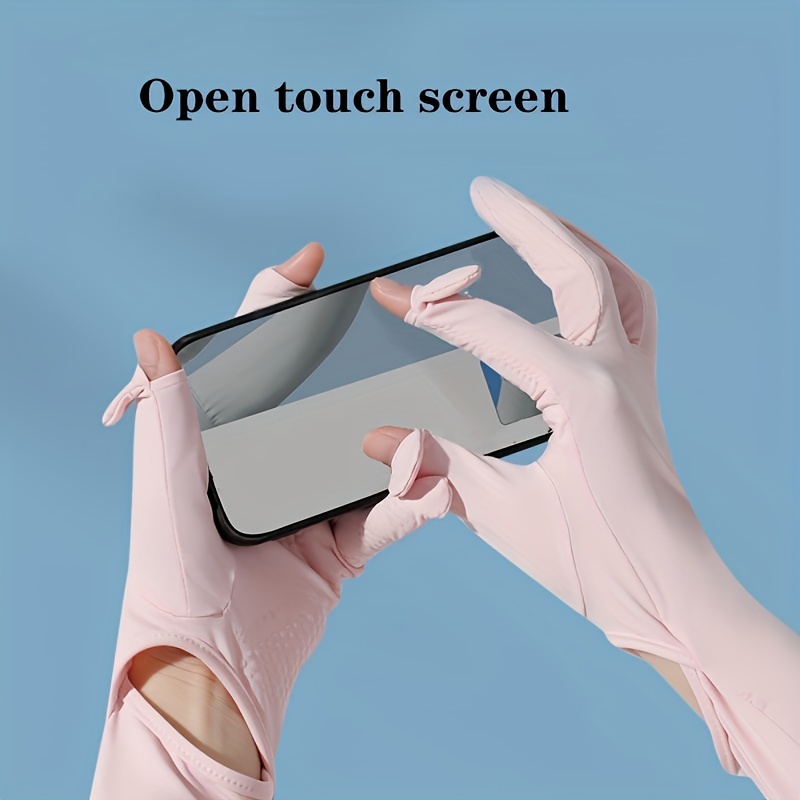 Compression Arm Sleeves With Gloves For Men Women Sun Protection For Cycling Outdoor Activities 4