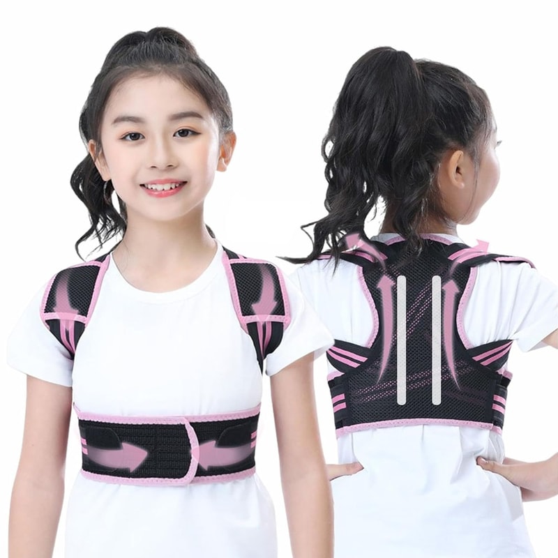 Adjustable Back Posture Corrector For Kids And Teens Spine Support Brace For Boys And Girls Helps C 0