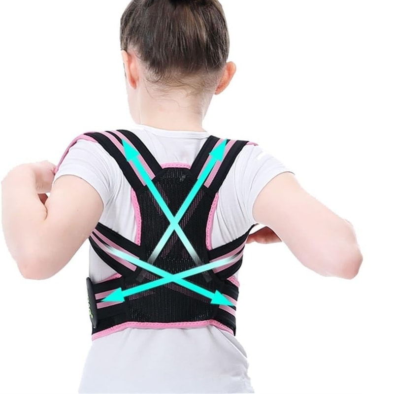 Adjustable Back Posture Corrector For Kids And Teens Spine Support Brace For Boys And Girls Helps C 2