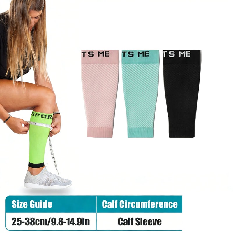 Footless Calf Compression Sleeve For Men Women Leg Support For Shin Splints Varicose Veins And Cir 4