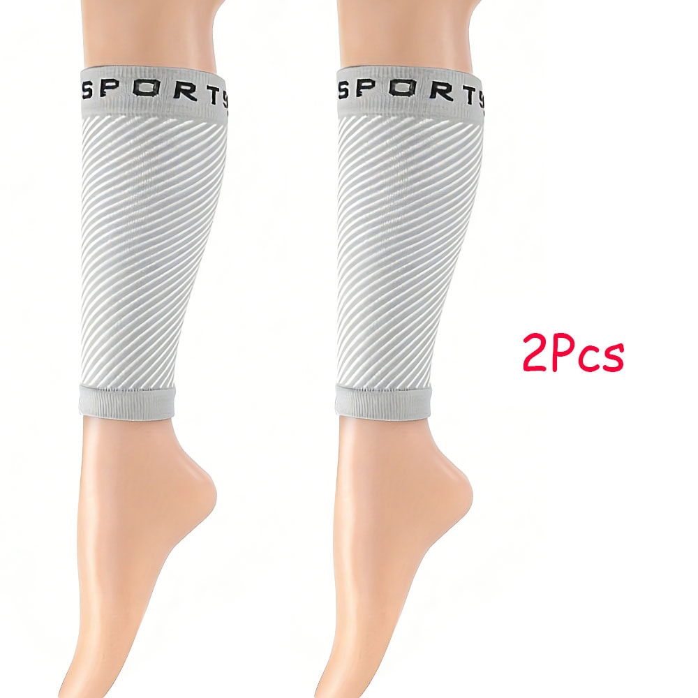 Footless Calf Compression Sleeve For Men Women Leg Support For Shin Splints Varicose Veins And Cir 6