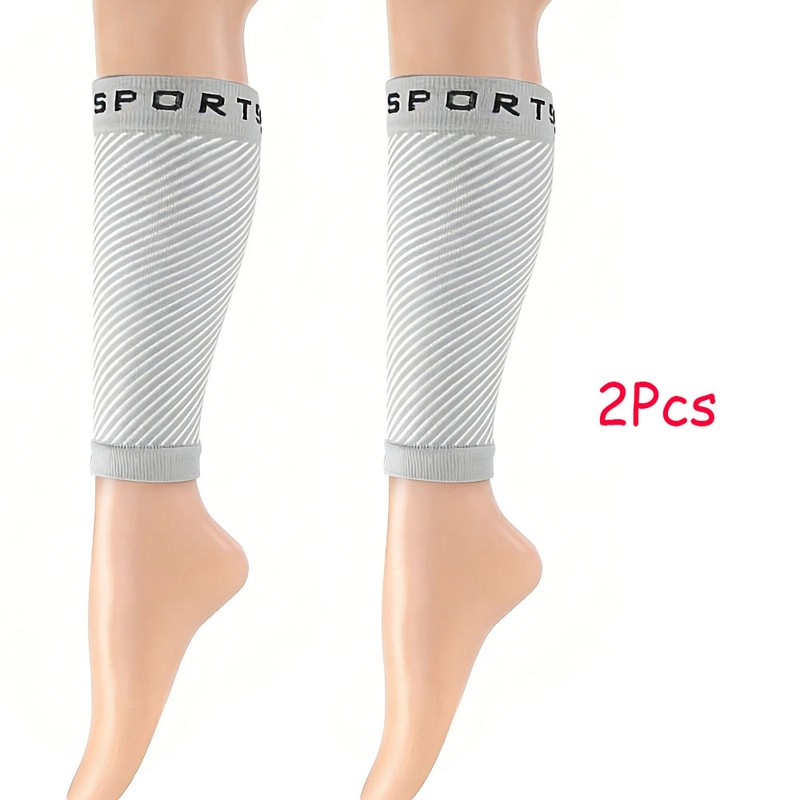 Footless Calf Compression Sleeve For Men Women Leg Support For Shin Splints Varicose Veins And Cir 6