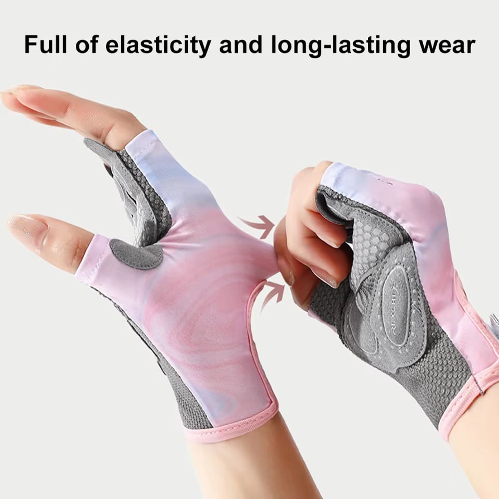Breathable AntiSlip Cycling Gloves For Men And Women Half Finger Sports Gear 4