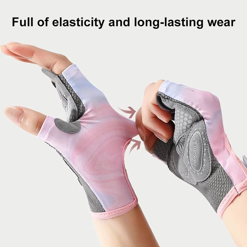 Breathable AntiSlip Cycling Gloves For Men And Women Half Finger Sports Gear 4