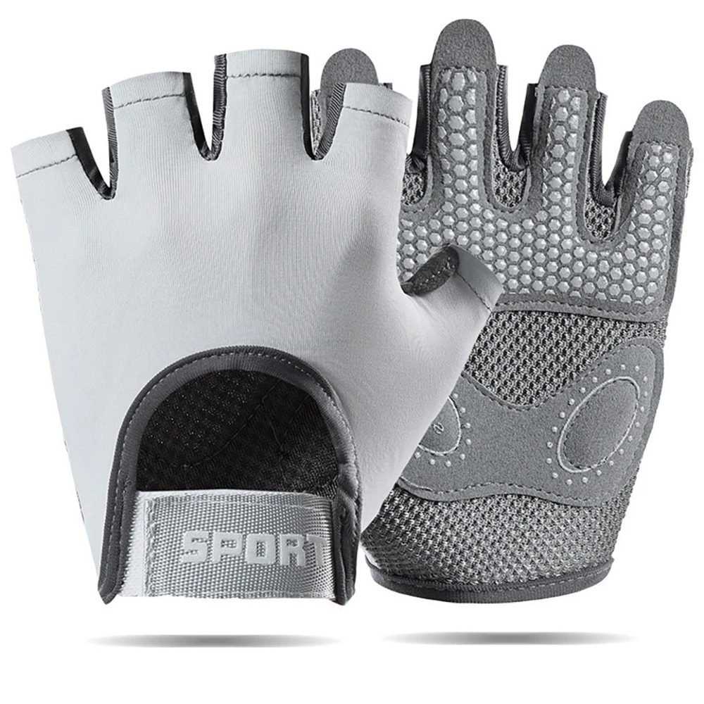 Breathable AntiSlip Cycling Gloves For Men And Women Half Finger Sports Gear 8