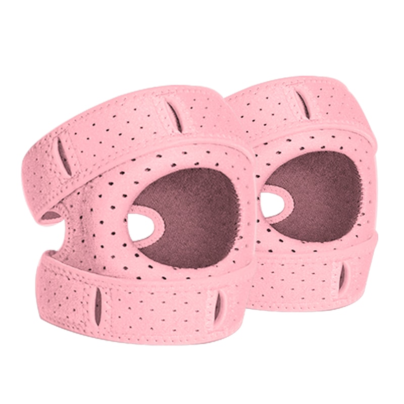 Knee Support Brace for Men & Women Adjustable Silicone Compression Sleeve Patellar Strap Wrap