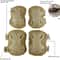 Premium Knee and Elbow Protective Pads Outdoor Safety Gear Set for Cycling Skateboarding and Paintball