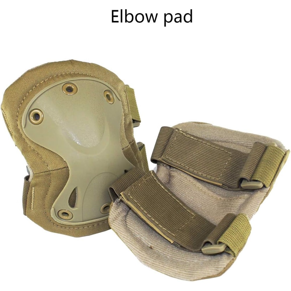 Premium Knee and Elbow Protective Pads Outdoor Safety Gear Set for Cycling Skateboarding and Paintball