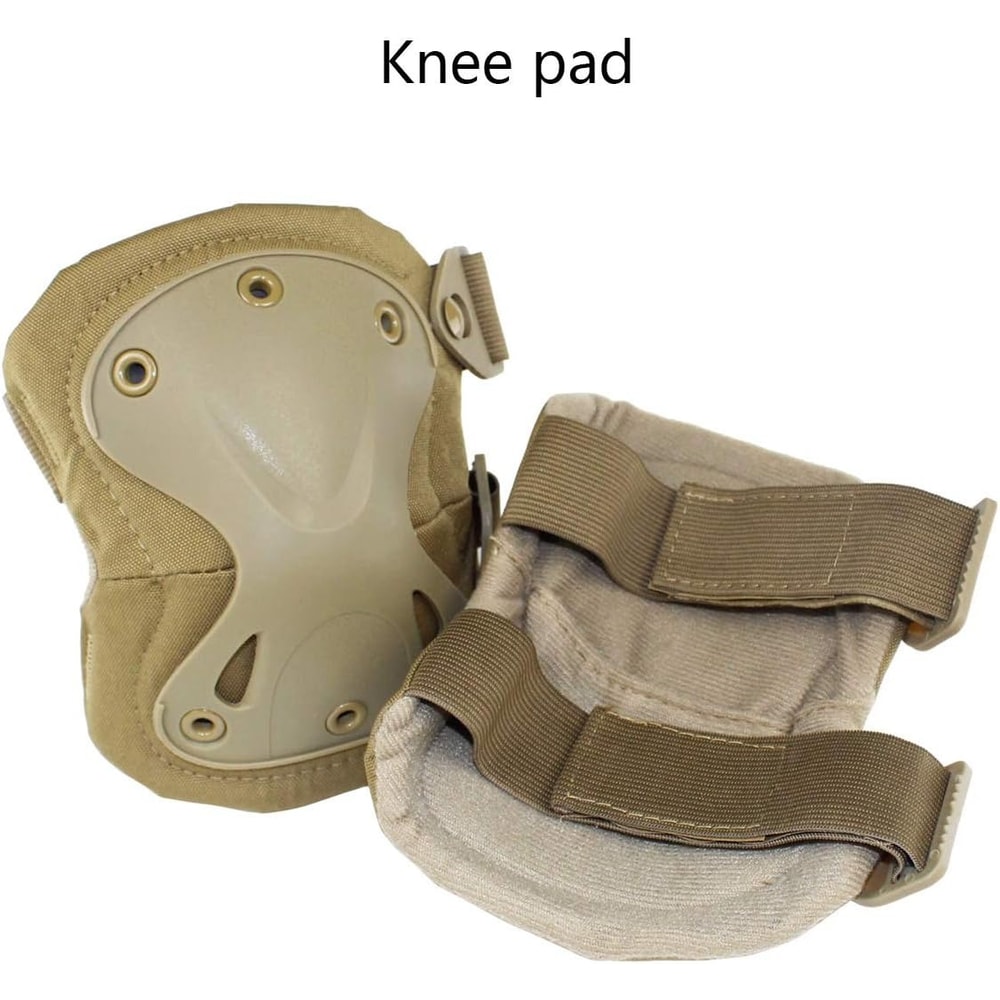Premium Knee and Elbow Protective Pads Outdoor Safety Gear Set for Cycling Skateboarding and Paintball