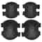 Premium Knee and Elbow Protective Pads Outdoor Safety Gear Set for Cycling Skateboarding and Paintball