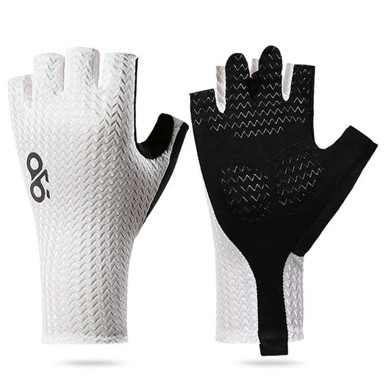 Breathable Half Finger Cycling Gloves For Men And Women AntiSlip Silicone Pad Cooling Sport Gear 8