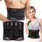 Adjustable Compression Waist Support Belt With Reinforced Plates And Breathable Mesh 0