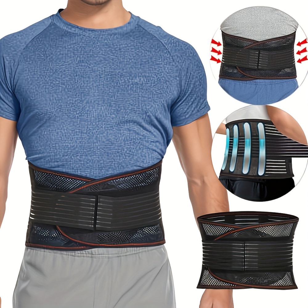 Flexible Lower Back Brace For Pain Relief Support Belt For Lifting And Scoliosis Relief 2