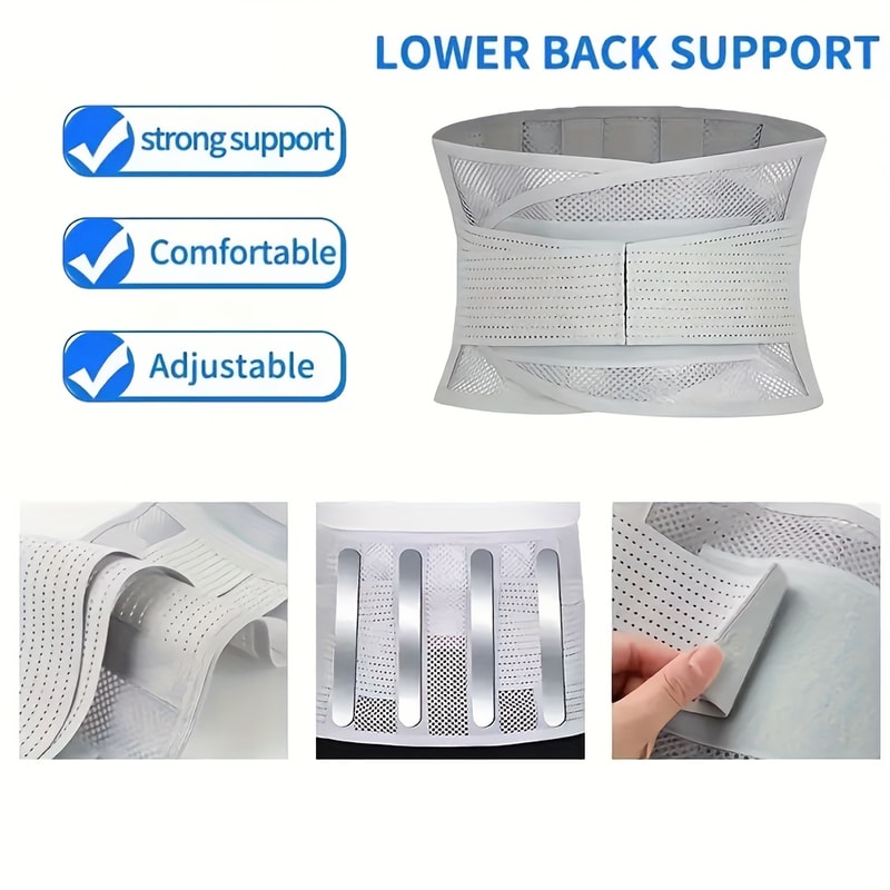 Premium Lumbar Support Belt For Lower Back Pain Relief And Sciatica 2