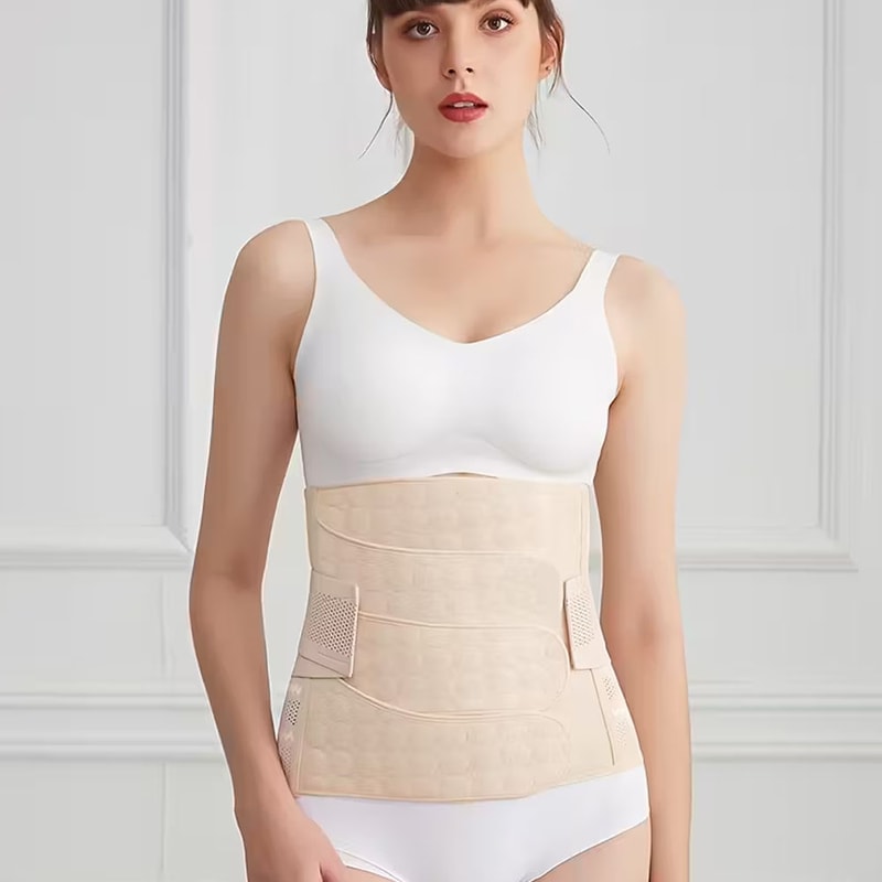 Comfortable And Adjustable Postpartum Belly Belt Ideal For Postnatal Body Shaping 4