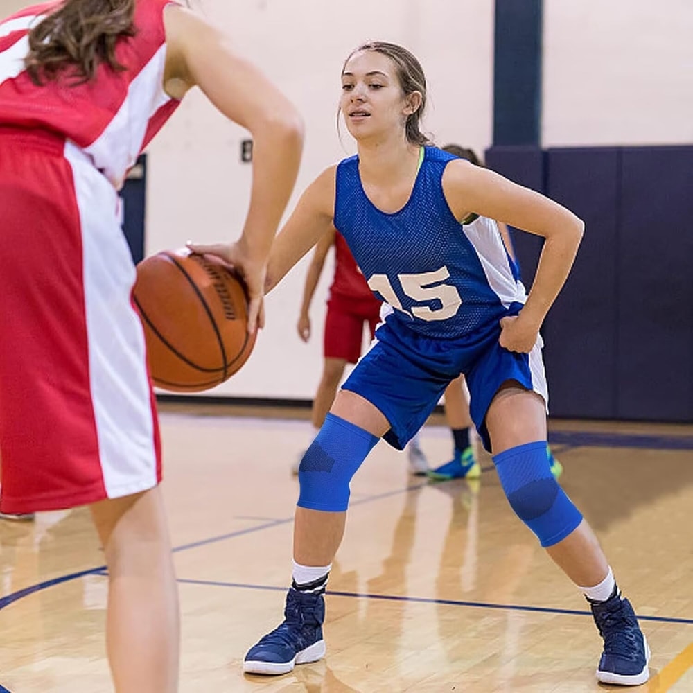 Kids Knee Brace Set Knee Support For Children Sport Knee Sleeves For Teens 4