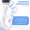 Compression Stockings Thigh High Support Hose For Women Men With Silicone Band 1