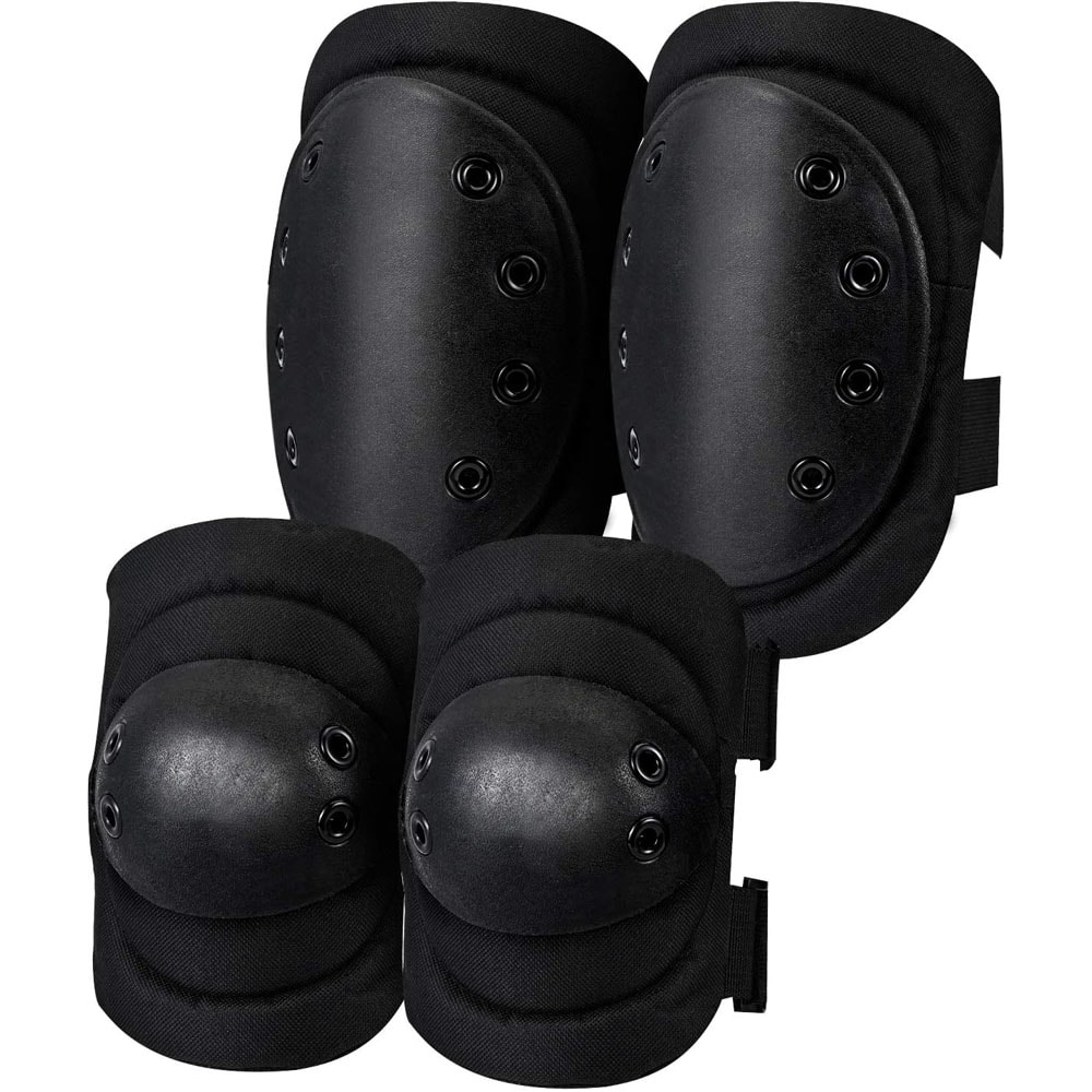 Tactical Knee Elbow Pads For Airsoft Paintball Hunting Outdoor Sports 0