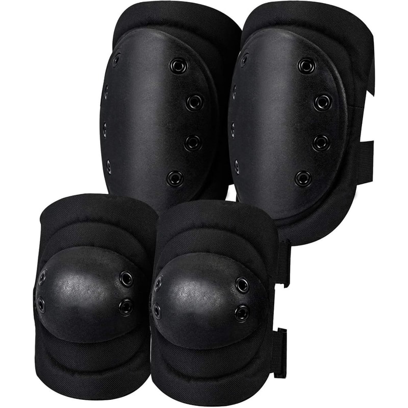 Tactical Knee Elbow Pads For Airsoft Paintball Hunting Outdoor Sports 0