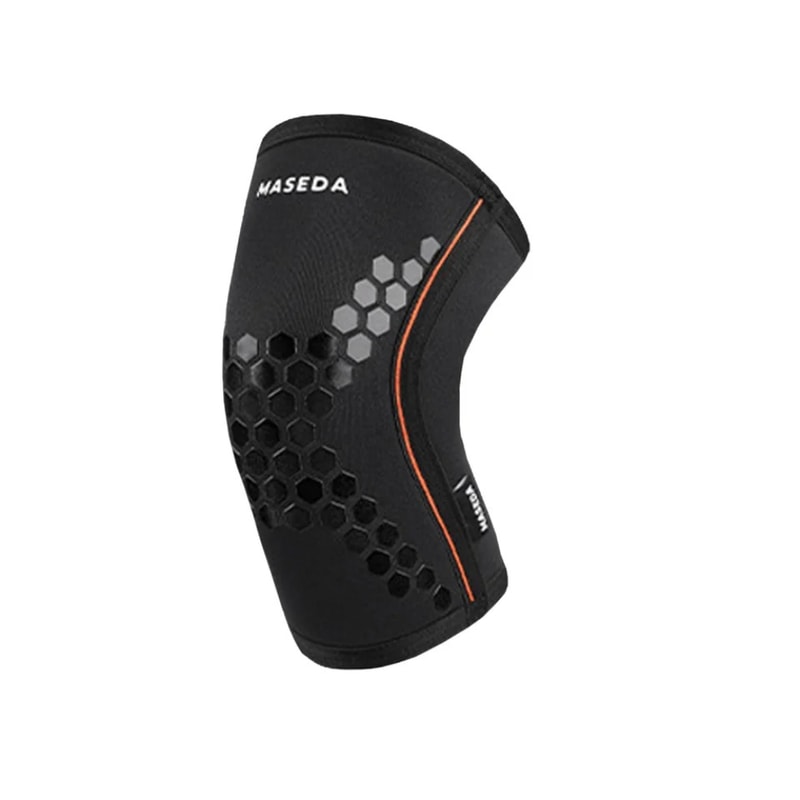 Pressurized Knee Pads For Weightlifting Squatting Honeycomb Neoprene Padded Support 7