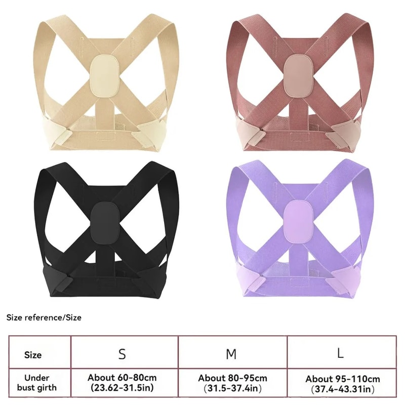 Premium Adjustable Posture Corrector Belt for Back Support and Hunchback Relief