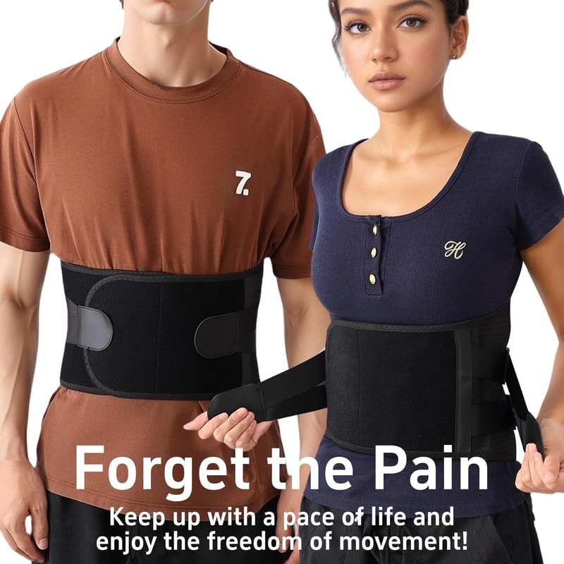 Adjustable Back Brace Support Belt for Back Pain Relief & Sciatica