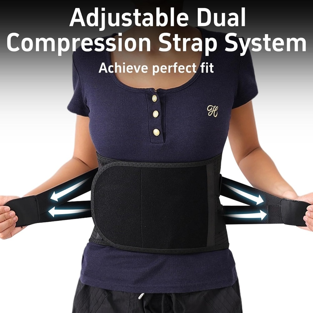 Adjustable Back Brace Support Belt for Back Pain Relief & Sciatica