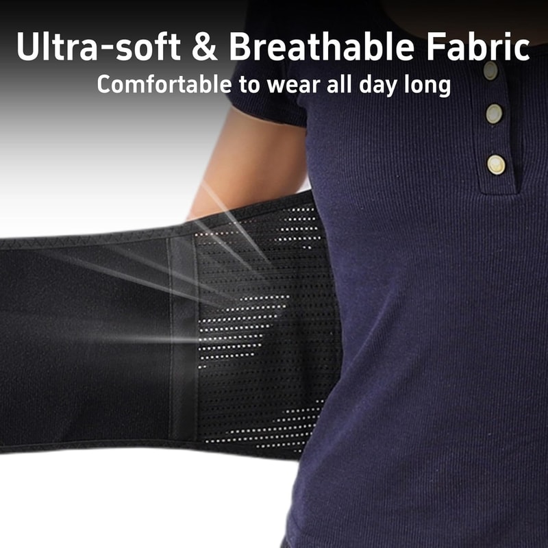 Adjustable Back Brace Support Belt for Back Pain Relief & Sciatica