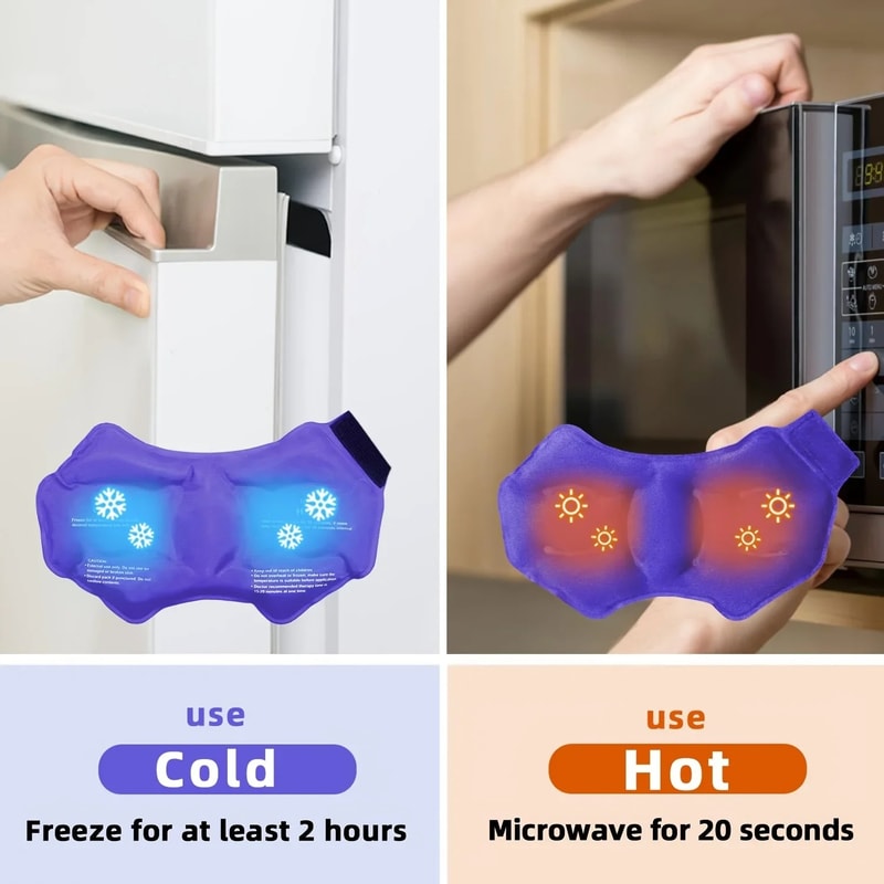 Large Reusable Gel Ankle Brace Ice Pack For Sports Injuries Hot Cold Compress Support 4