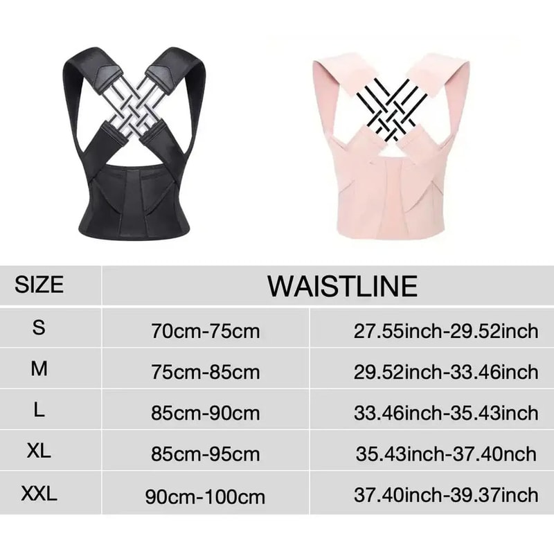 Breathable Back Posture Corrector For Women Kids Adjustable Support Belt For Improved Posture Sho 5