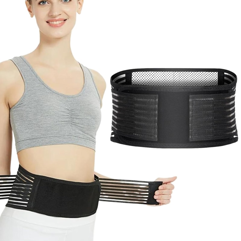 SelfHeating Back Support Belt For Men And Women Breathable Lower Back Brace For Pain Relief 1