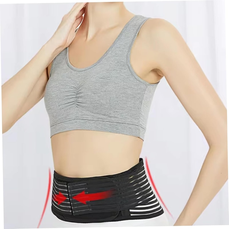 SelfHeating Back Support Belt For Men And Women Breathable Lower Back Brace For Pain Relief 2