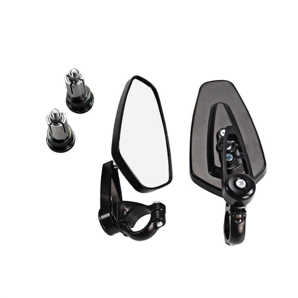 Universal Motorcycle Bar End Mirrors Aluminum Rearview Handlebar Mirrors For Motorbike Accessories 6
