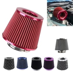 universal mushroom head air filter high flow performance replacement for engine tuning & car modifications