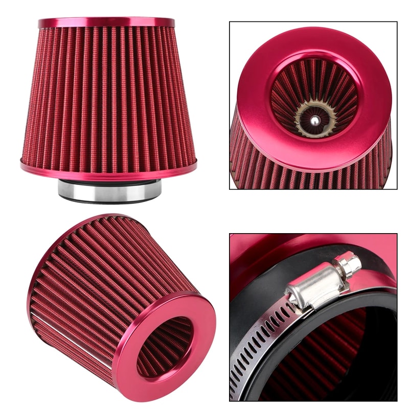 Universal Mushroom Head Air Filter High Flow Performance Replacement For Engine Tuning Car Modific 2
