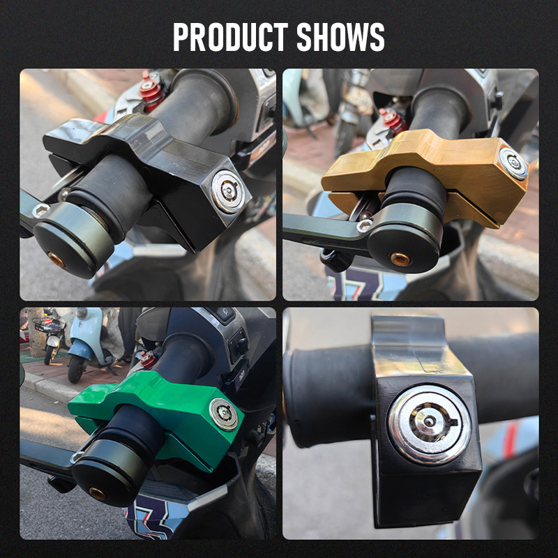 Premium Aluminum Alloy Motorcycle Lock Ultimate Anti Theft Handlebar Brake Protection For Electric 1