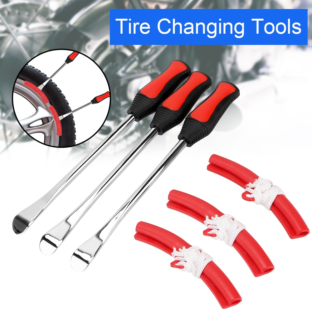 Heavy-Duty Tire Spoon Kit for Motorcycle/Bicycle Essential Tire Maintenance Tool Set