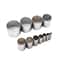 Stainless Steel Round Clay Cutter Set Premium Polymer and Ceramic Molds