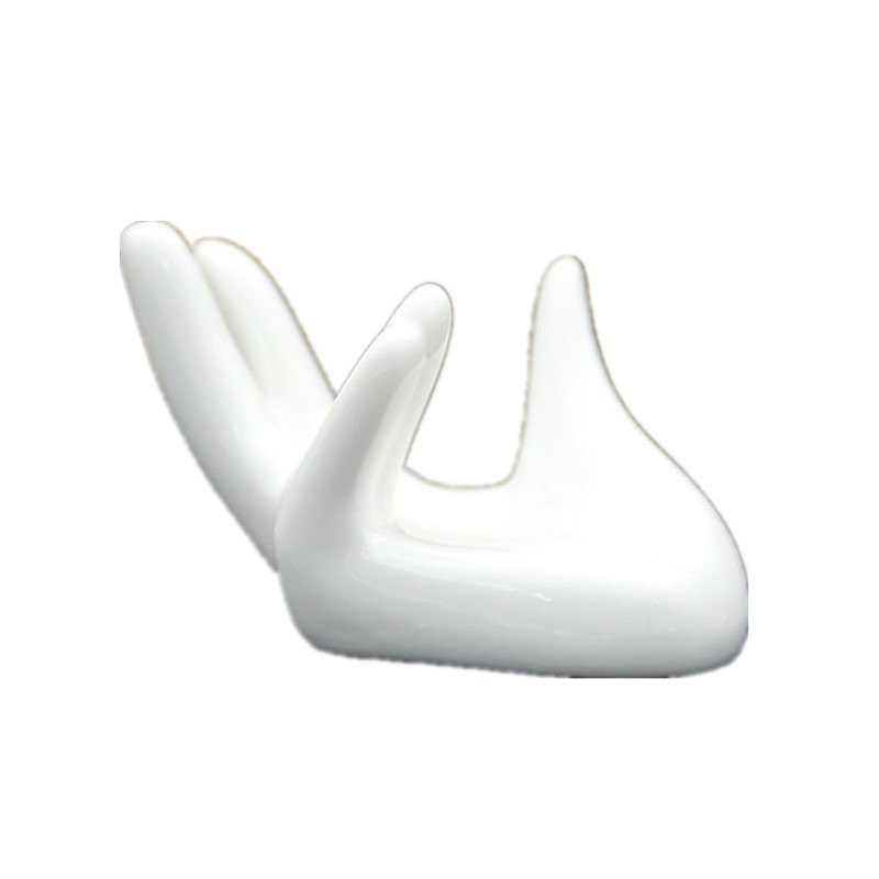 HandShaped Ceramic Egg Holder For Soft And Hard Boiled Eggs Perfect For Breakfast And Brunch 2