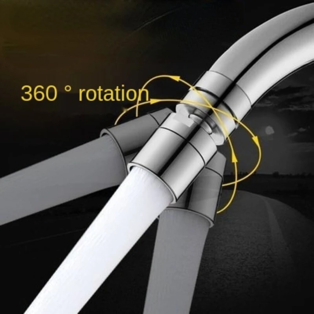 Rotating Brass Faucet Aerator For Water Saving Kitchen Bathroom Tap Nozzle 0