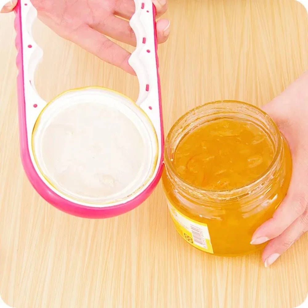 Multifunctional Gourd-Shaped Can Opener and Jar Tool