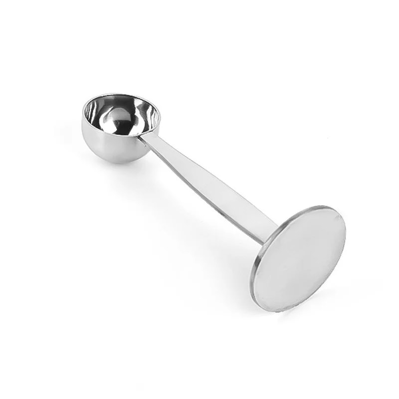 Stainless Steel Coffee Measuring Spoon & Grinder with Stand