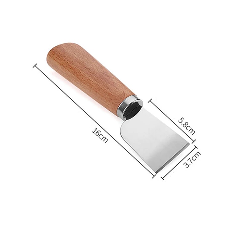Sharp Leather Skiving Knife With Wooden Handle Precision Leather Cutting Tool 5