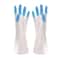 Durable Waterproof Dishwashing Gloves For Kitchen Housework NonSlip Thin Rubber Gloves 5