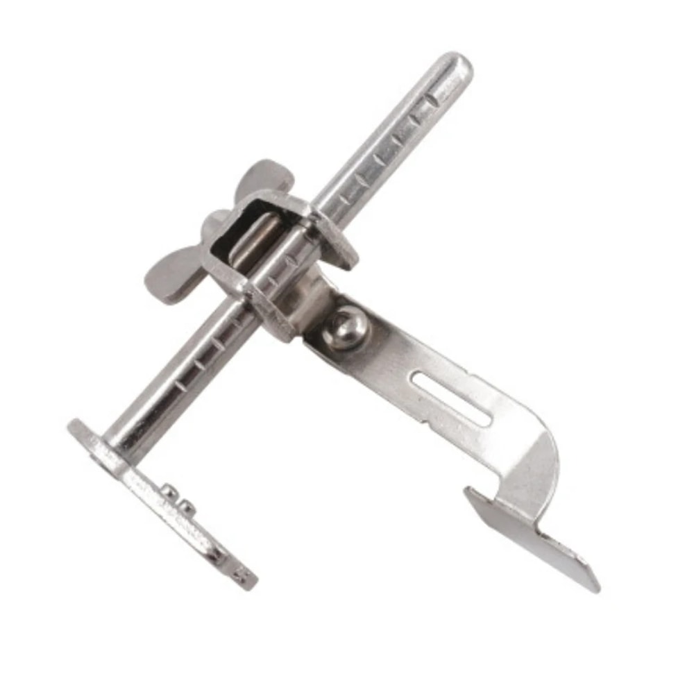 Stitch Ruler Fabric Guide for Industrial Flat Car Sewing Machines Precision Locator & Presser Foot Accessory for Smoot