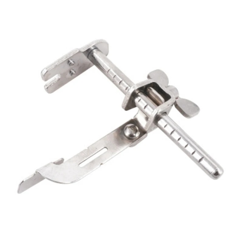 Stitch Ruler Fabric Guide for Industrial Flat Car Sewing Machines Precision Locator & Presser Foot Accessory for Smoot