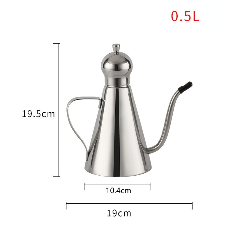 Stainless Steel Olive Oil Vinegar Dispenser Sleek Condiment Storage Bottles For Kitchen Organizati 6