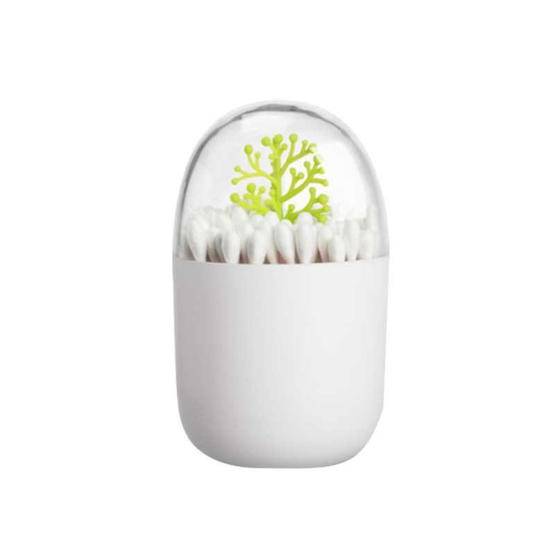 Cute Cartoon Dustproof Plastic Toothpick Holder Decorative Cotton Swab Toothpick Dispenser For Org 8